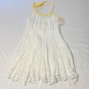 NWT Free People Lace Halter Dress